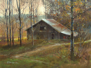 Â Pinnacle Mountain Barn By Roger Bansemer Giclee Canvas