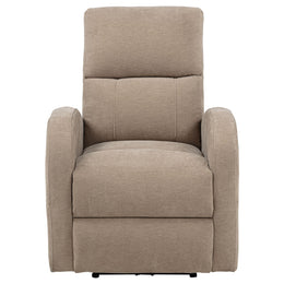 Grant Fabric Upholstered Power Recliner Chair Camel