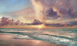 Copper Beach By Mike Calascibetta Giclee Canvas