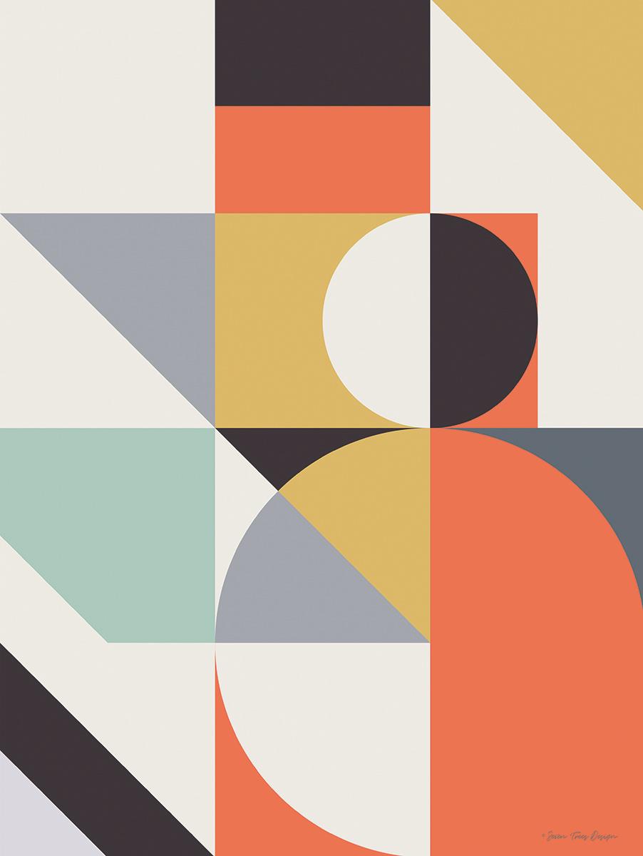 Geo Shapes Ii By Seven Trees Design Giclee Canvas