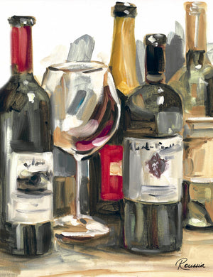 Wine Champ Ii By Heather A. French-Roussia Giclee Canvas