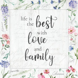 Love And Family By Kristen Brockmon Giclee Canvas