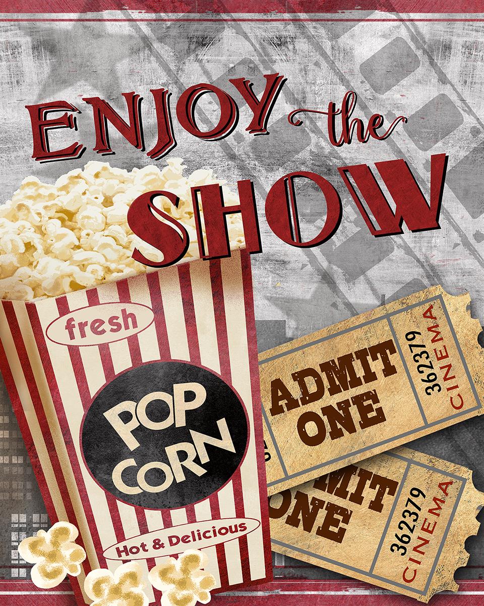 Movie Night I By Conrad Knutsen Giclee Canvas