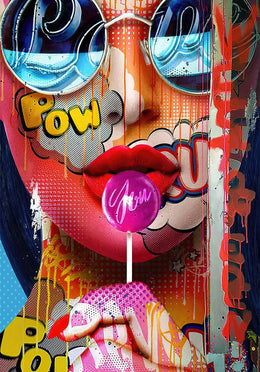 Pow Giclee Canvas
