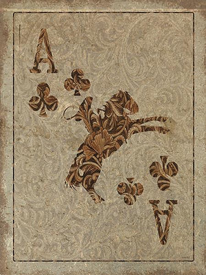 Old Wild West Ace By Cindy Jacobs Giclee Canvas