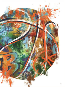 Soccer Splash By Cat Thurman Designs Giclee Canvas