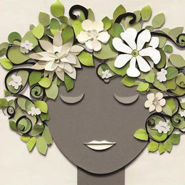 Garden Goddess 2 By Nicole Decamp Giclee Canvas