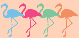 Flamingo Dance By Erica Christopher Giclee Canvas