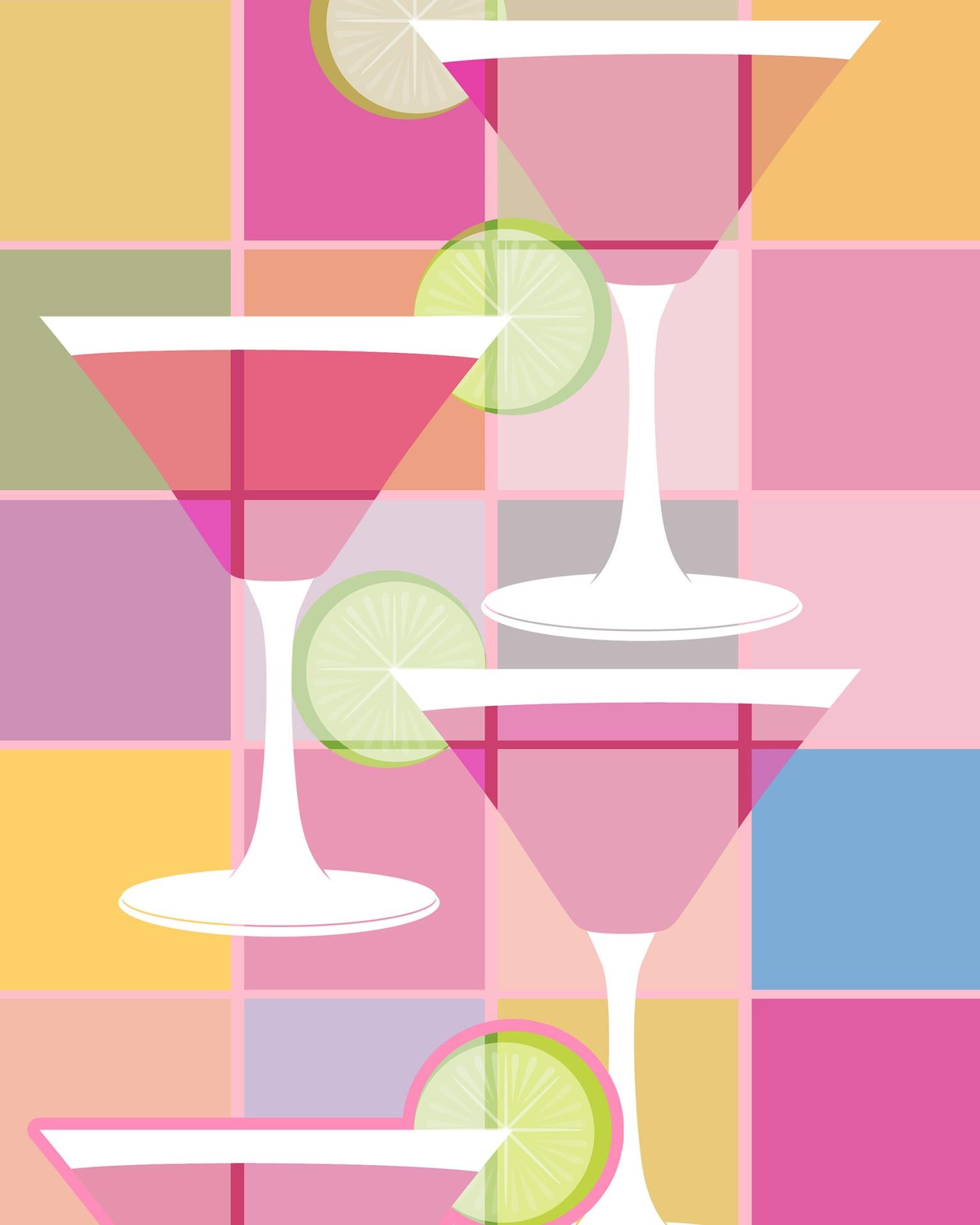 Lime Rim Giclee Canvas