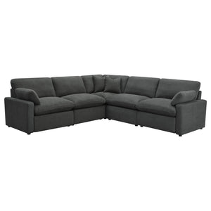 Collins  Modular Power Reclining Sectional Dark Grey