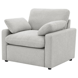 Collins Upholstered Power Recliner Chair Dark Grey