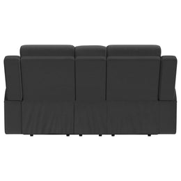 Brentwood Upholstered Motion Reclining Loveseat Taupe