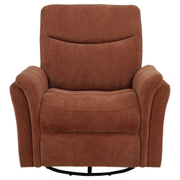 Adler Upholstered Power Swivel Glider Recliner