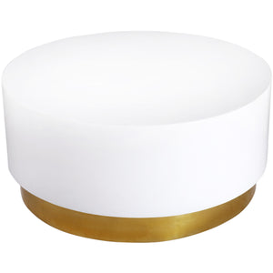 Meridian Deco White/Gold Coffee Table