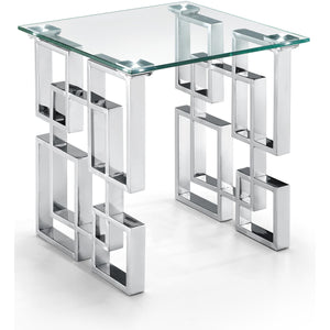 Meridian Alexis Chrome End Table