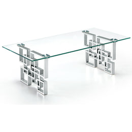 Meridian Alexis Chrome Coffee Table