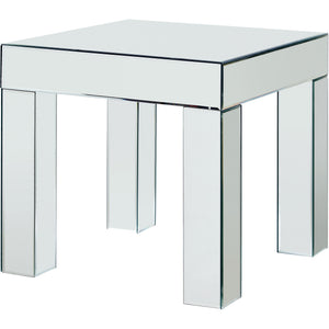 Meridian Lainy Mirrored End Table