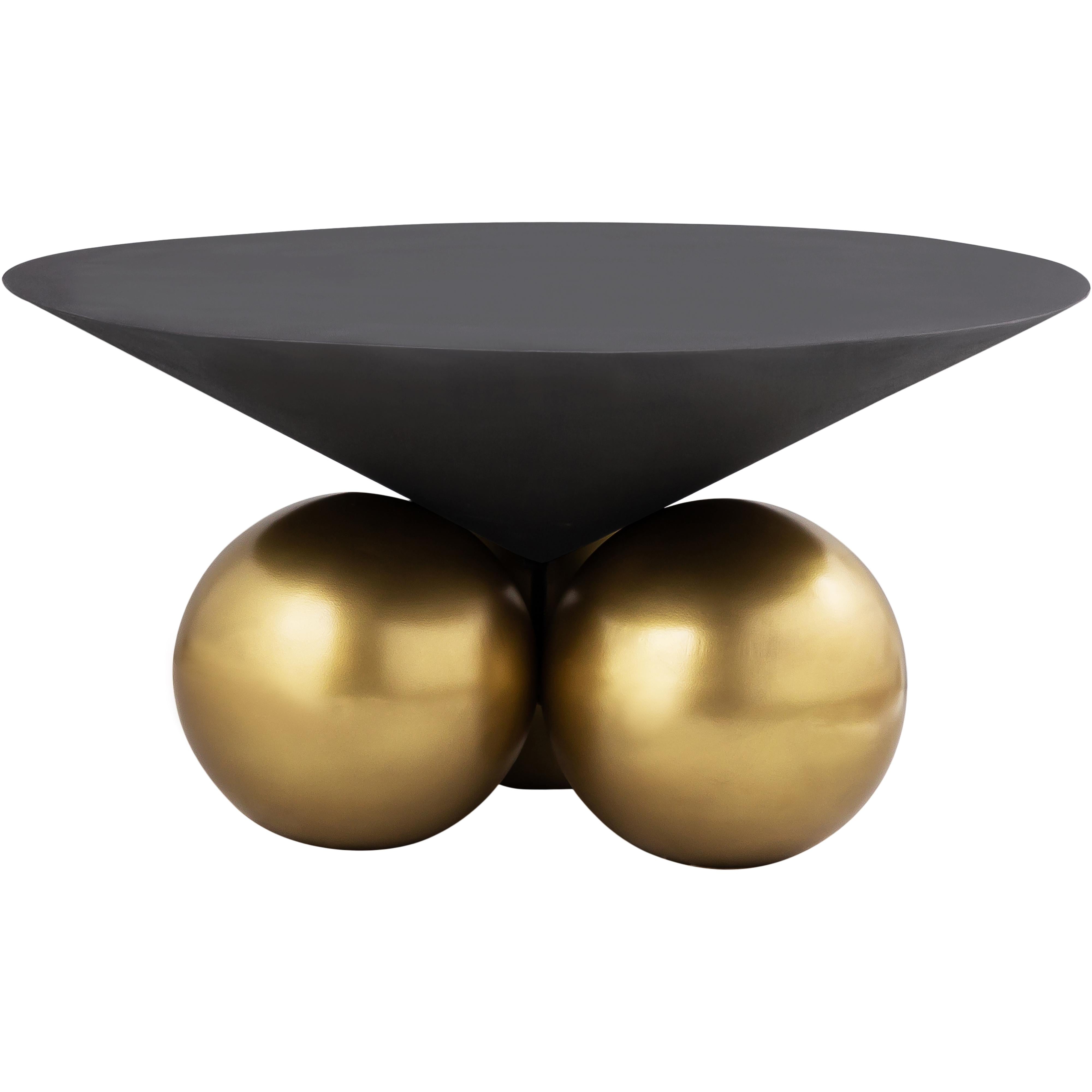 Meridian Naples Grey Cement Coffee Table