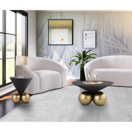 Meridian Naples Grey Cement Coffee Table