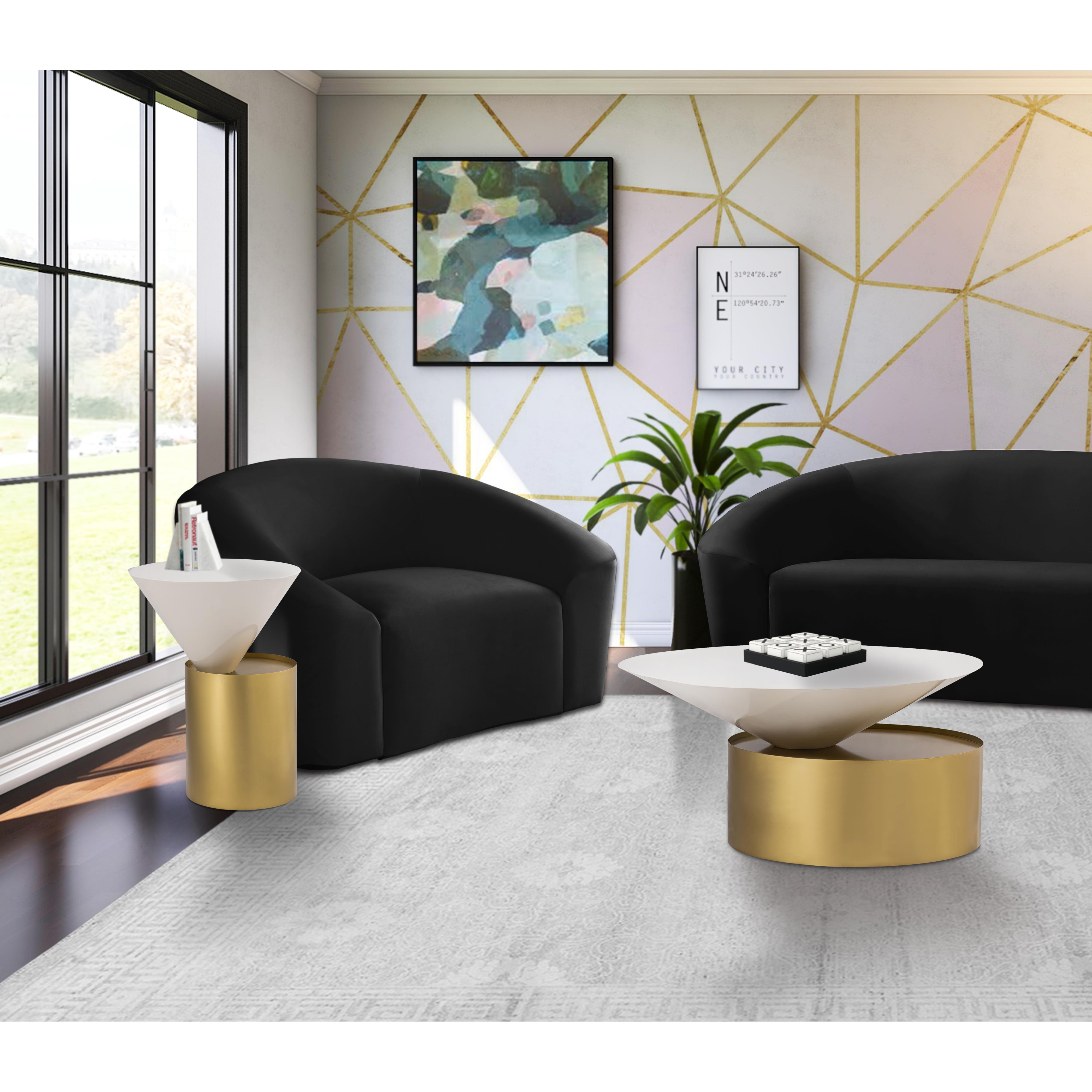 Meridian Damon White Coffee Table