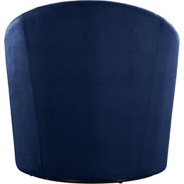 Meridian Alessio Navy Velvet Accent Chair