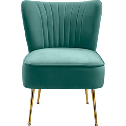 Meridian Tess Mint Velvet Accent Chair