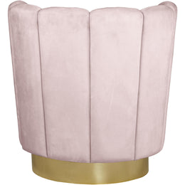 Meridian Lily Pink Velvet Accent Chair