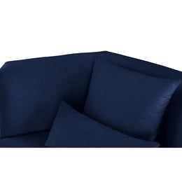 Meridian Marquis Navy Velvet Chair