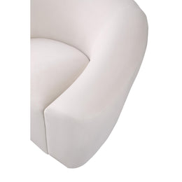 Meridian Riley Cream Velvet Chair