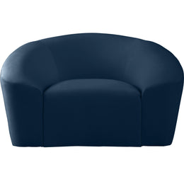 Meridian Riley Navy Velvet Chair