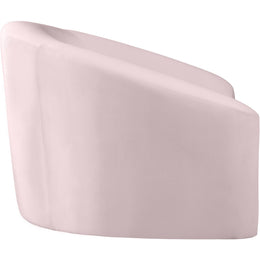 Meridian Riley Pink Velvet Chair