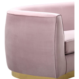 Meridian Julian Pink Velvet Chair