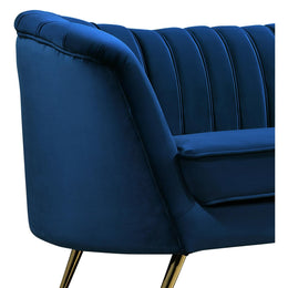 Meridian Margo Navy Velvet Chair