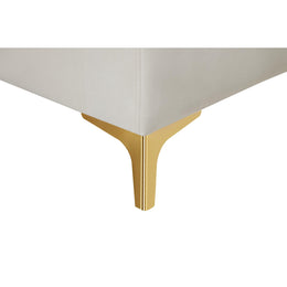 Meridian Naomi Cream Velvet Chair