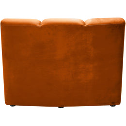 Meridian Infinity Cognac Velvet Modular Chair