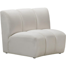 Meridian Infinity Cream Velvet Modular Chair
