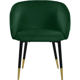 Meridian Louise Green Velvet Dining Chair