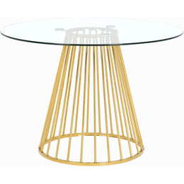 Meridian Gio Gold Dining Table