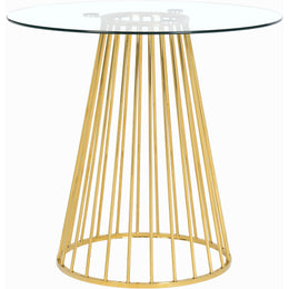 Meridian Gio Gold Counter Height Table