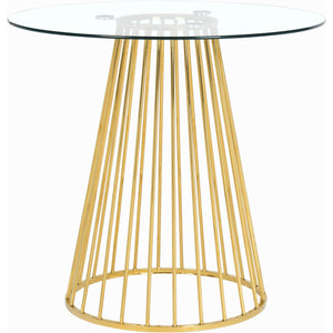 Meridian Gio Gold Counter Height Table
