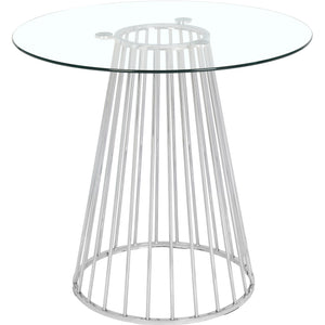 Meridian Gio Chrome Counter Height Table