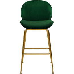 Meridian Paris Green Velvet Stool