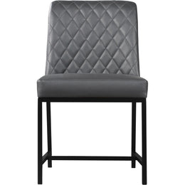 Meridian Bryce Grey Vegan Leather Dining Chair