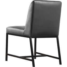 Meridian Bryce Grey Vegan Leather Dining Chair