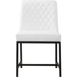 Meridian Bryce White Vegan Leather Dining Chair