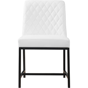 Meridian Bryce White Vegan Leather Dining Chair