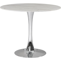 Meridian Holly Chrome Dining Table (3 Boxes)