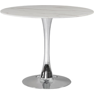 Meridian Holly Chrome Dining Table (3 Boxes)