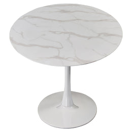 Meridian Holly White Dining Table (3 Boxes)