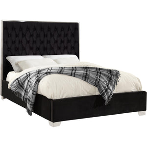 Meridian Lexi Black Velvet King Bed